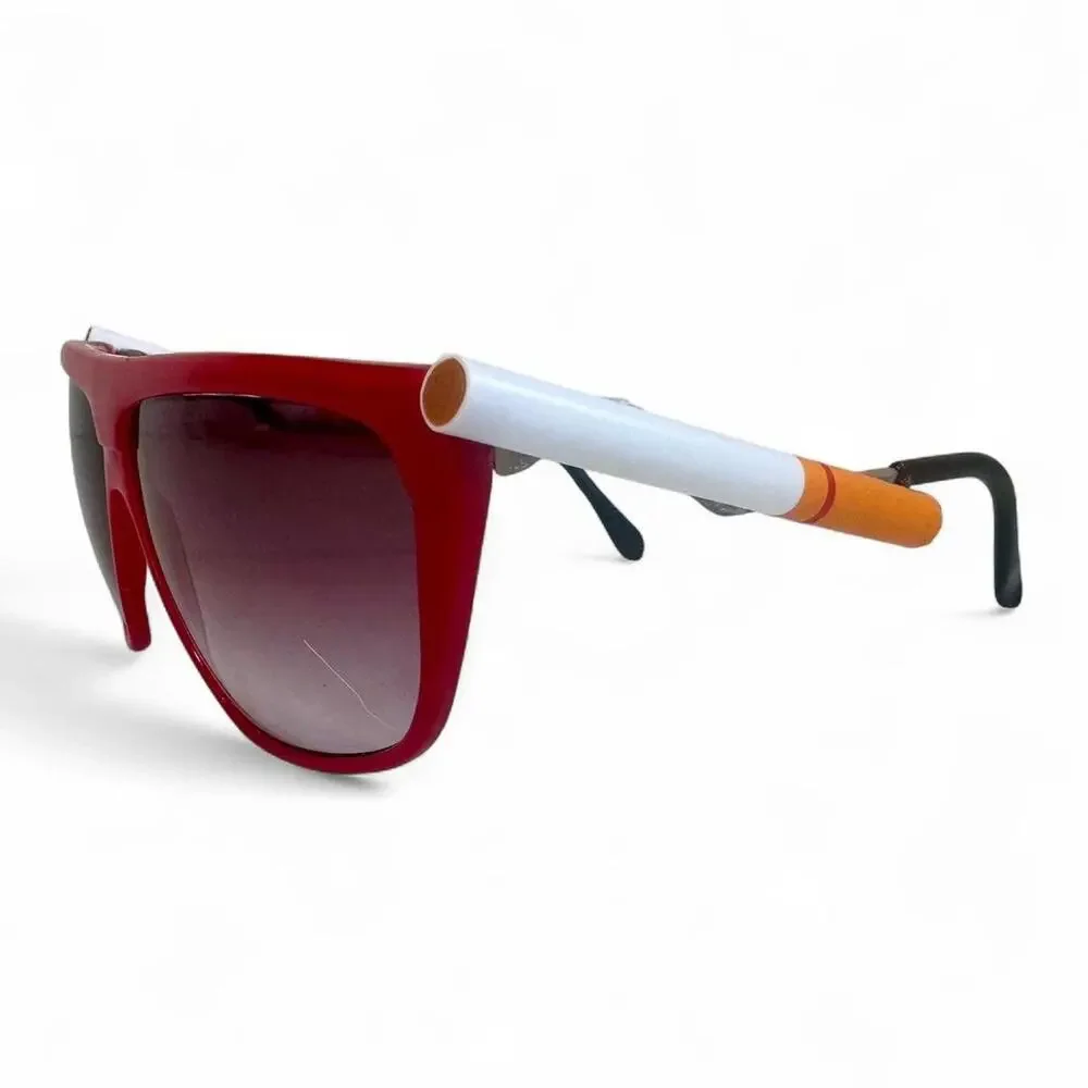 Vintage red plastic sunglasses